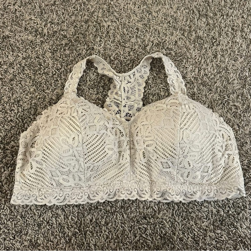 Maurices Cream Lace Bra